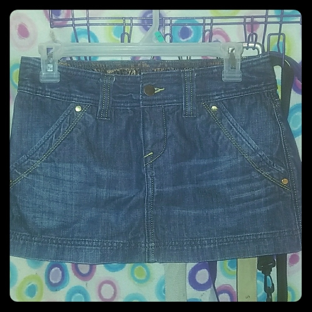 Denim / Jean  mini skirt